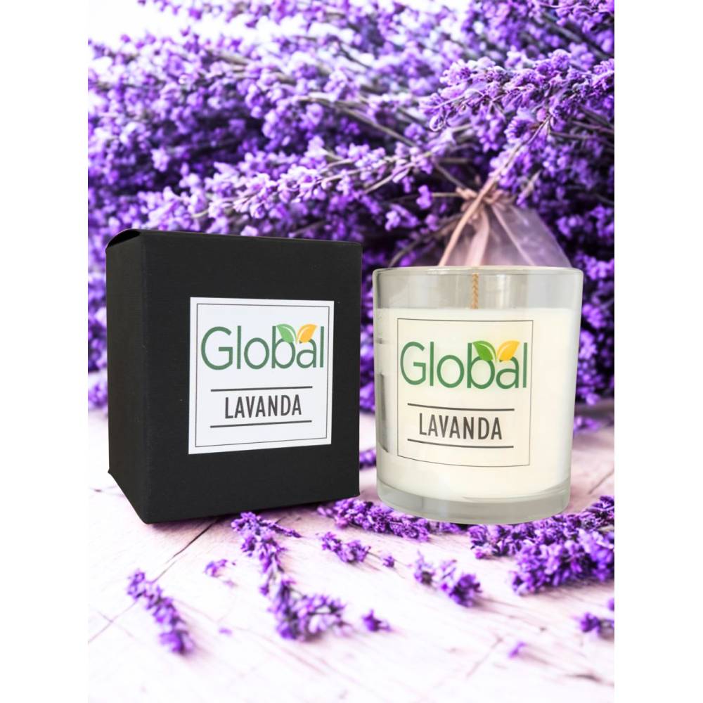 Candela lavanda