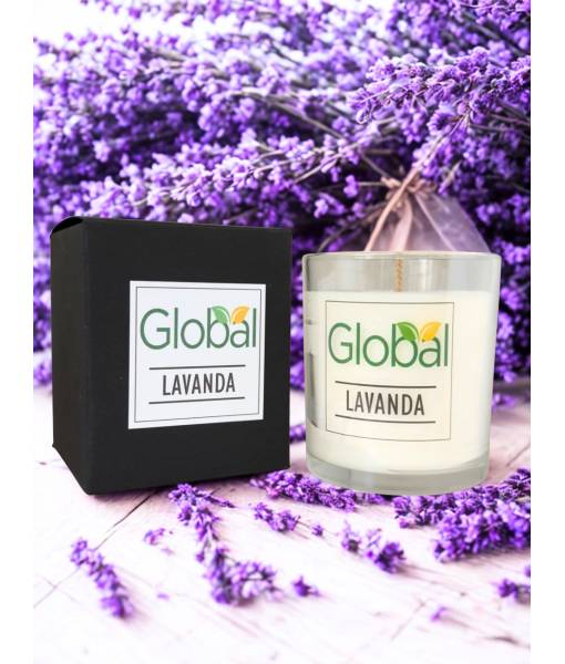 Candela lavanda