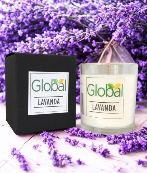 Candela lavanda