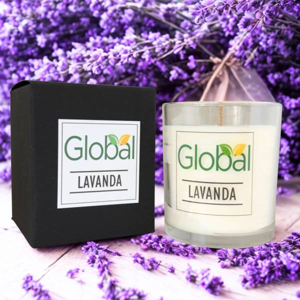 Candela lavanda
